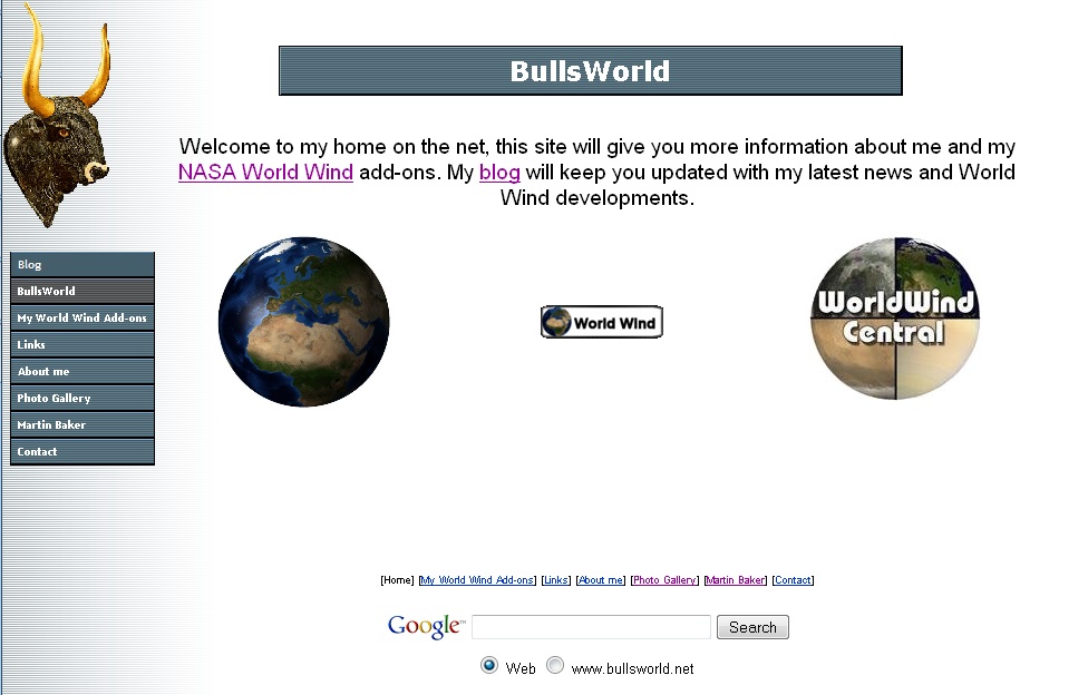 Bull's Rambles My 3rd site