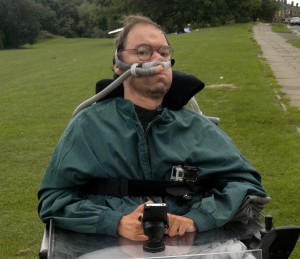 GoPro Camera Attached to chest belt