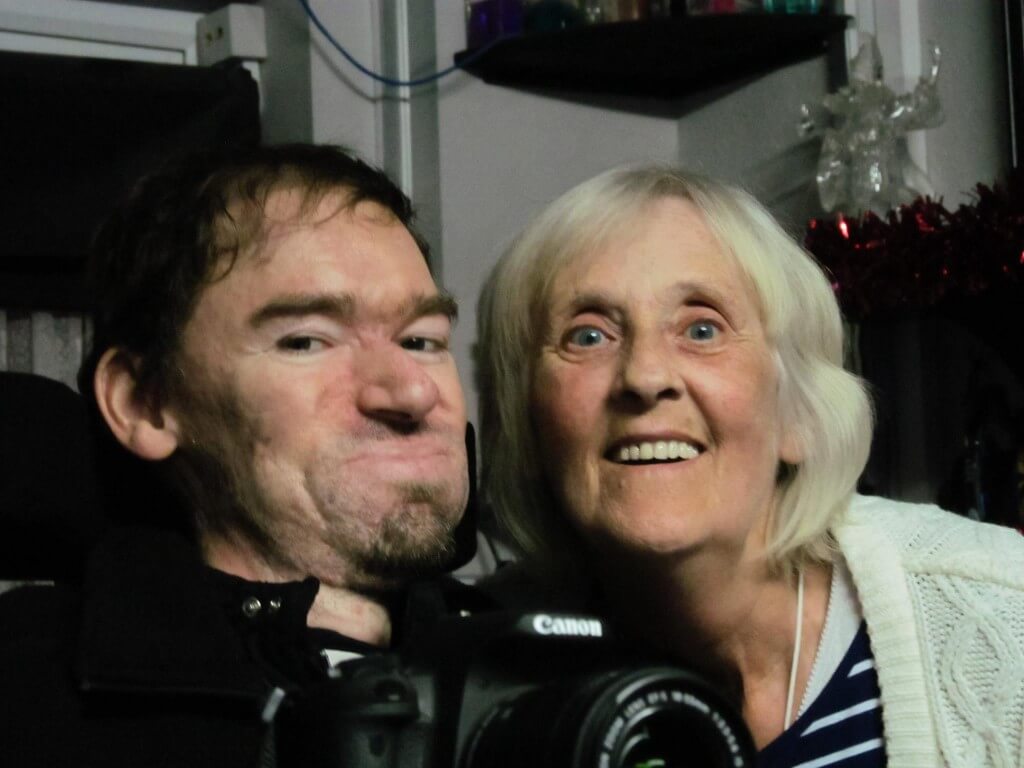 a picture of me and my Aunty Cyndy