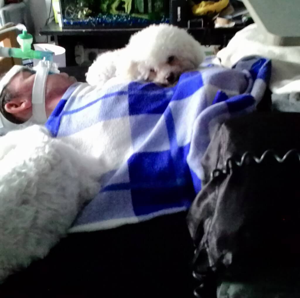 Cuddles with Dexter