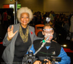Nichelle Nichols and Daniel Baker at Destination Star Trek 3