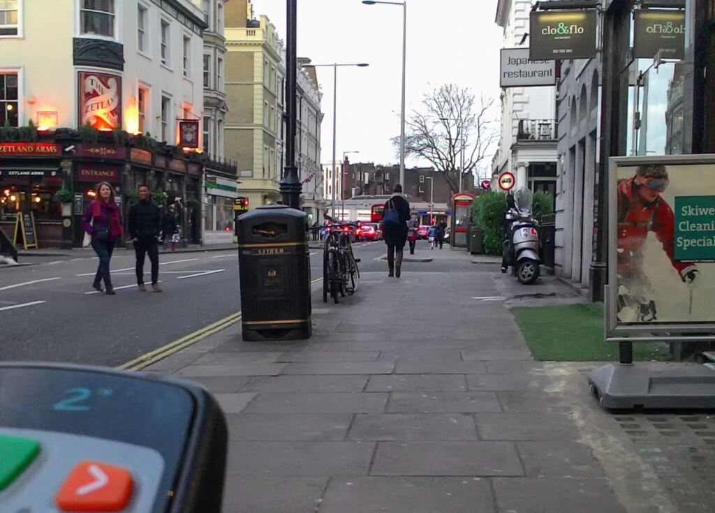 picture of a London street near the Brompton Hospital