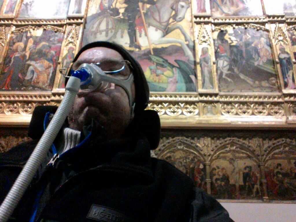 Daniel in victoria and albert museum Royal Brompton - Day 5