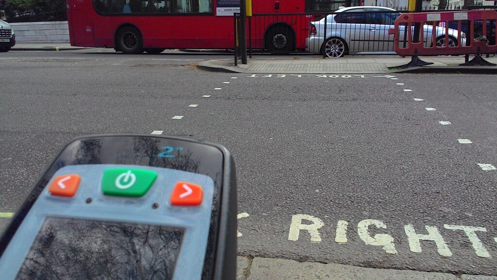 Crossing a London road