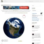 screenshot of NASA World Wind inside WordPress