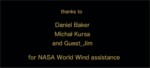 Watching Warblers West credits showing credit to Daniel Baker