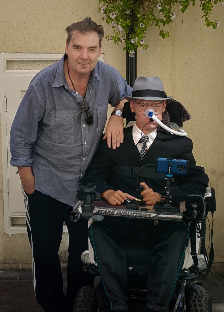 Brendan Coyle and Daniel Baker before watching The Price