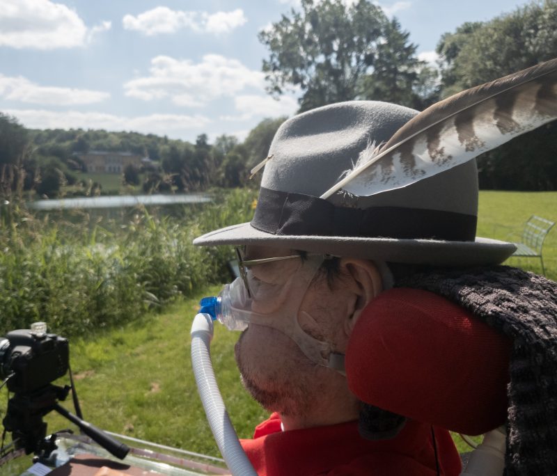 Daniel Baker with a feather in his cap at West Wycombe