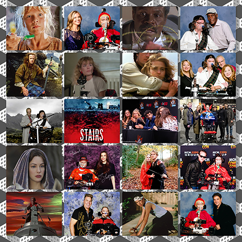 Collage of celebrities