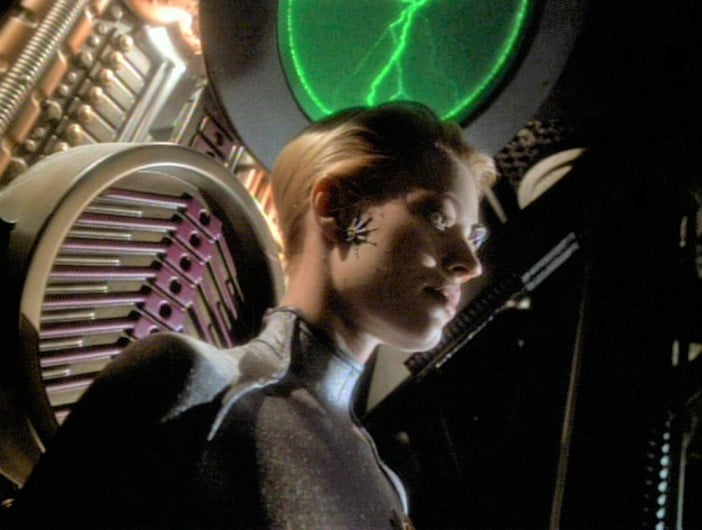 Jeri Ryan as 7 of 9 in Star Trek