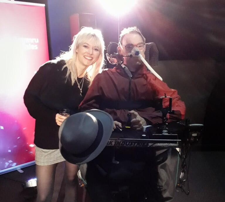 Lydia Wilson with Daniel Baker at the Requiem premiere
