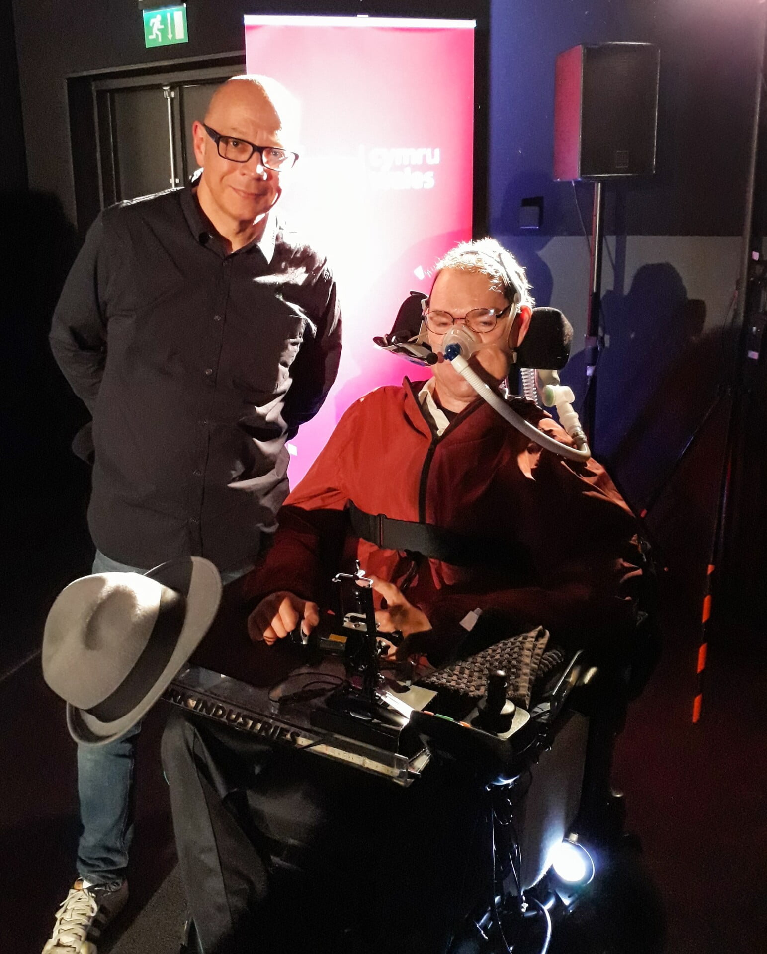 Kris Mrksa with Daniel Baker