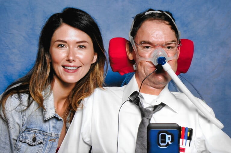 Jewel Staite with Daniel Baker