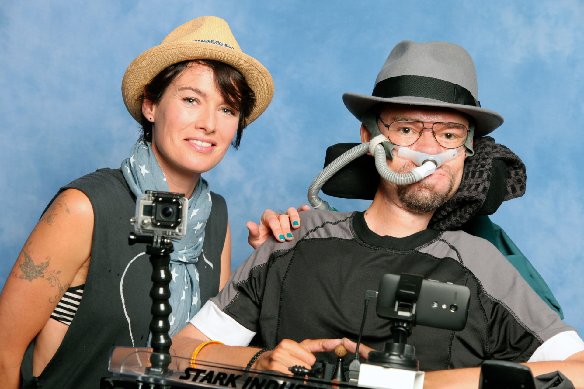 Lena Headey with Daniel Baker