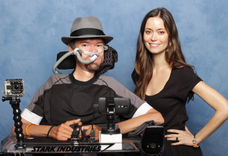 Summer Glau with Daniel Baker