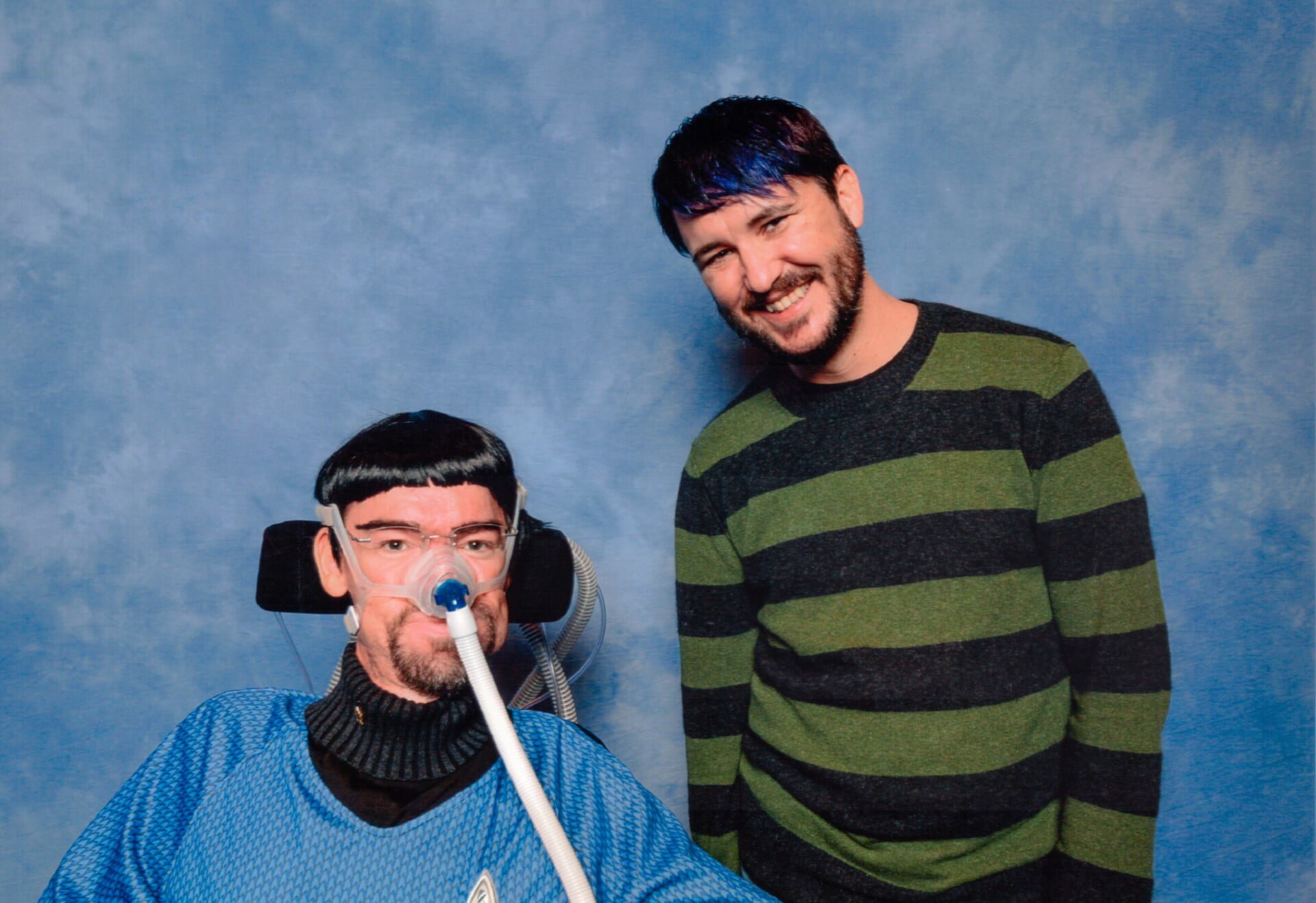 Wil Wheaton with Daniel Baker