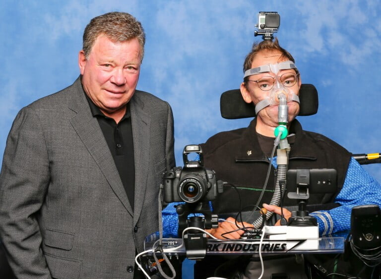 William Shatner with Daniel Baker