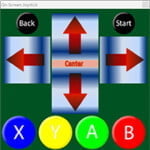 Screenshot of on-screen joystick program